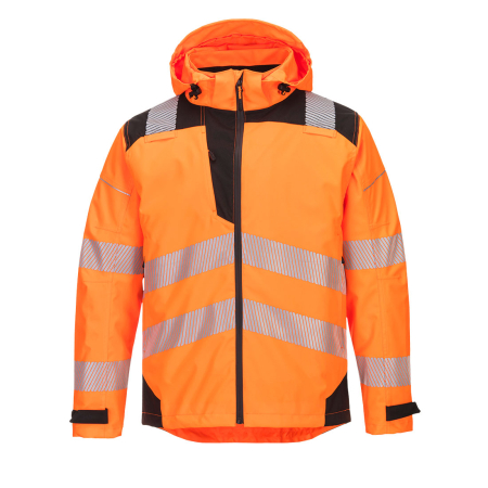 Jachete reflectorizante (HI-VIS) - PW360, Jachetă de ploaie HI-VIS din 100% poliester, 200 g/mp