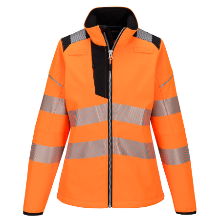 Jachete reflectorizante (HI-VIS) - PW381, Jachetă de lucru, din 92% poliester, 8% elastan, laminat la 10, 310 g/mp