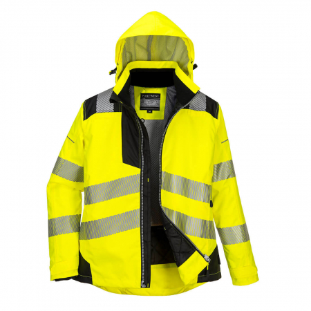 Jachete reflectorizante (HI-VIS) - PW3 - 382, Jachetă HI-VIS de Iarnă pentru femei, din poliester, 300D Oxford