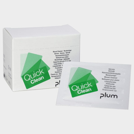 ARTICOLE TEHNICE SI PRIM AJUTOR - QUICKCLEAN BOX, Servetele umede pentru curatarea ranilor, cutie 20 plicuri
