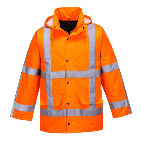 Pelerine | Jachete Impermeabile - R460, Jachetă de iarnă HI-VIS din 100% poliester, țesătură Oxford 300D, 190 g/mp, căptușeală detașabilă