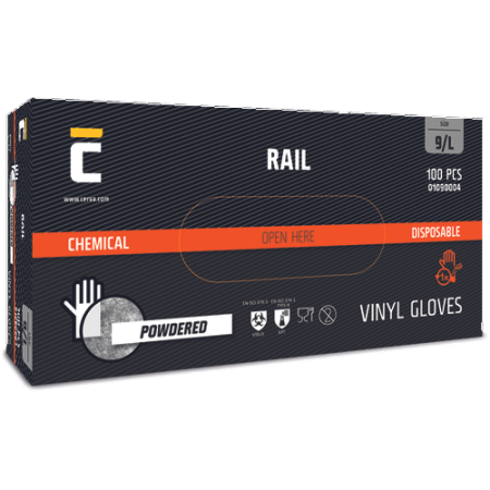 RAIL, Mănuși de unică folosință din vinil [2]