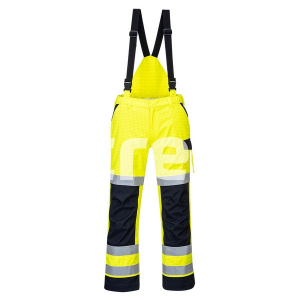 PORTWEST RAIN MULTI NORM ARC, Pantaloni HI VIS multirisc, antichimici, antistatici (ESD) și ignifugi, din poliester și fibră de carbon, 350 g/mp [2]