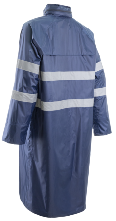 RAINET COAT, Pelerină impermeabilă cu glugă încorporată, din poliester cu PVC, 200 g/mp, benzi reflectorizante, lungime 120 cm [3]