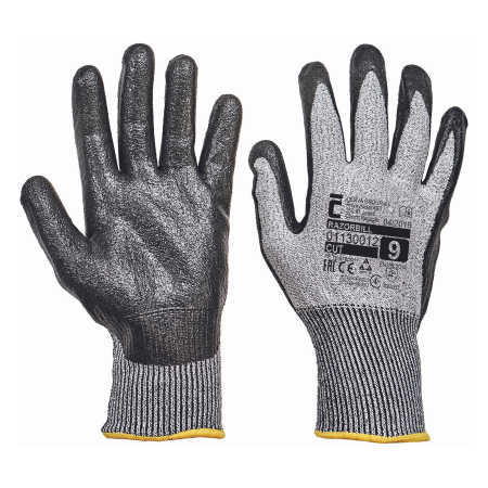 RAZORBILL, Manusi de protectie din fibre nylon si de sticla, Spandex®, imersate in nitril [3]