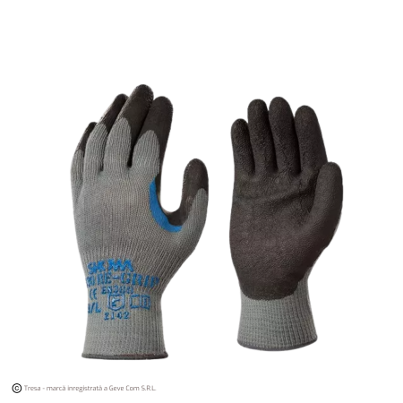 PROTECȚIA MÂINILOR - RE-GRIP C357, Mănuși de protecție din poliester și bumbac, imersate în latex, calibru 10