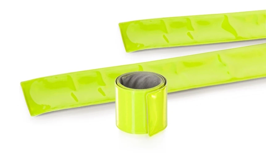 Accesorii Imbracaminte - REF 801 H8908, Bandă reflectorizantă snap din PVC, 4 x 43 cm, galben, EN 13356
