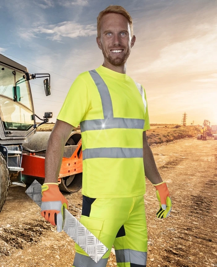 REF101/REF102, Tricou HI-VIS din bumbac și poliester, 150 g/mp [1]