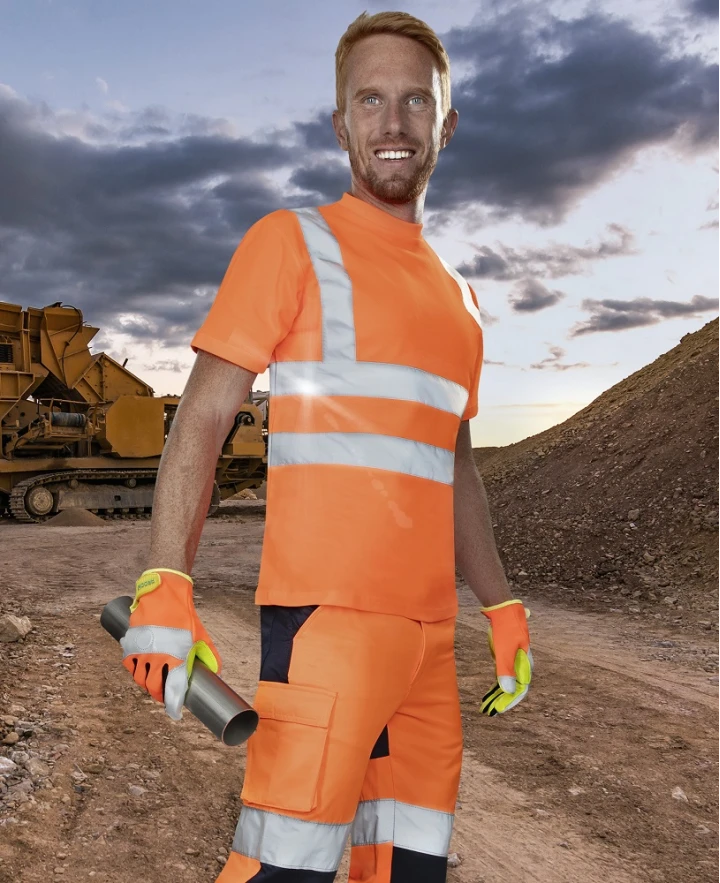 REF101/REF102, Tricou HI-VIS din bumbac și poliester, 150 g/mp [1]