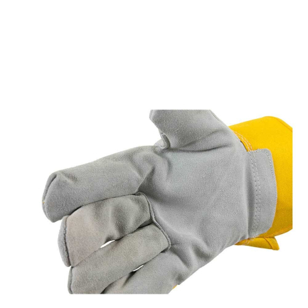 REIDER YELLOW N, Mănuși de protecție din piele spalt de bovină cu textil, lungime 26 cm [3]