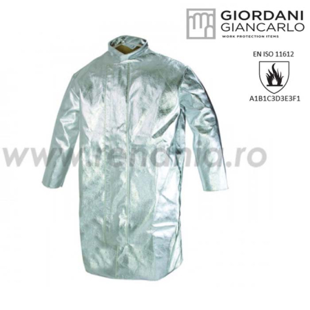 IMBRACAMINTE - RENANIA SOFT, Mantă de protecție termică din țesătură para-aramidică aluminizată, 470 g/mp