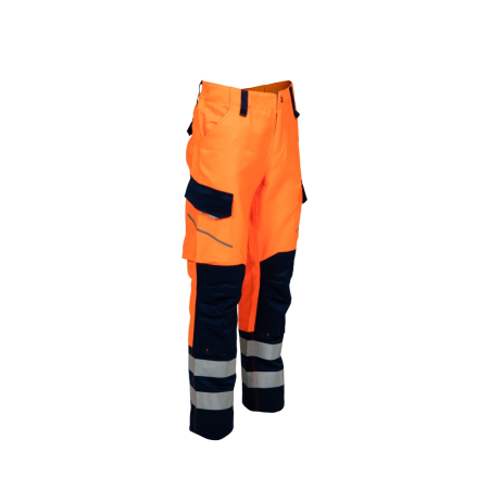 RENDURA HILITE HI-VIZ, Pantaloni de lucru în talie cu elemente reflectorizante din tercot, 240 g/mp [2]