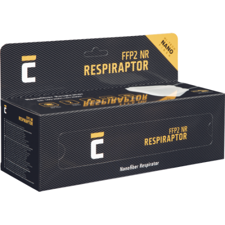 RESPIRAPTOR, Semimască de protecție respiratorie FFP2 NR [set 25 bucăți] [1]