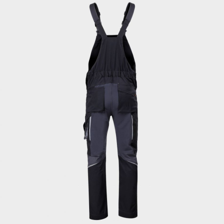 REVOLT 4STRETCH, Pantaloni de lucru cu pieptar din bumbac 57%, poliester 40% și spandex 3%, 240 g/mp [1]