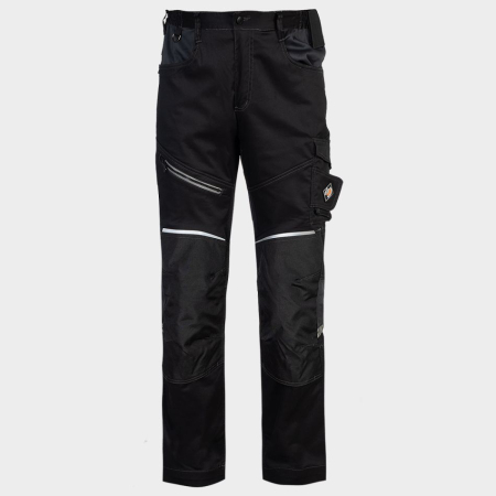 Pantaloni standard - REVOLT 4STRETCH, Pantaloni de lucru din bumbac 57%, poliester 40% și spandex 3%, 240 g/mp