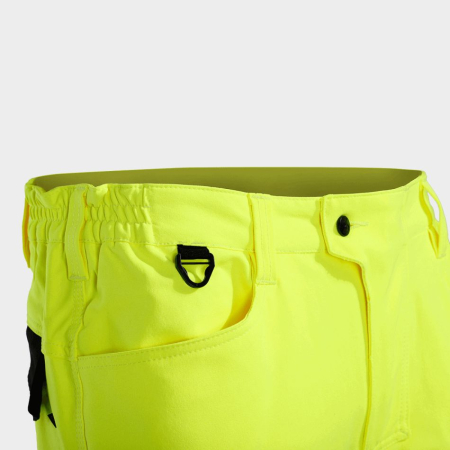 REVOLT HV 4STRETCH, Pantaloni de lucru HI-VIS din poliester mecanic întins, 280 g/mp [6]