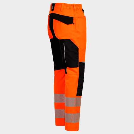 REVOLT HV 4STRETCH, Pantaloni de lucru HI-VIS din poliester mecanic întins, 280 g/mp [3]
