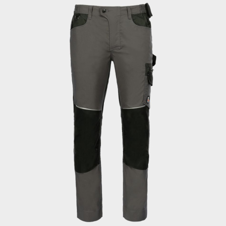 Imbracaminte UZ GENERAL - REVOLT LIGHT STRETCH GREEN, Pantaloni de lucru din poliester, bumbac și T400 cu stretch mecanic, țesătură ripstop, 160 g/mp