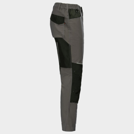 REVOLT LIGHT STRETCH GREEN, Pantaloni de lucru din poliester, bumbac și T400 cu stretch mecanic, țesătură ripstop, 160 g/mp [5]
