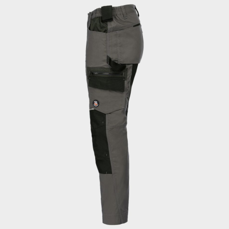 REVOLT LIGHT STRETCH GREEN, Pantaloni de lucru din poliester, bumbac și T400 cu stretch mecanic, țesătură ripstop, 160 g/mp [4]