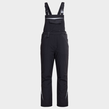 Pantaloni Termoizolanti - REVOLT SOFTSHELL WINTER, Pantaloni cu bretele de iarnă din softshell de poliester cu membrană TPU, 240 g/mp