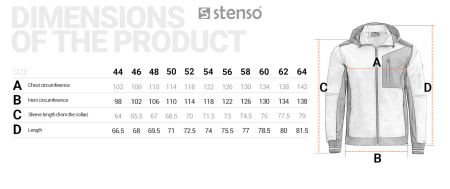 REVOLT RIPSTOP STRETCH, Jachetă de lucru cu glugă detașabilă din poliester 36%, bumbac 20% și T400 44%, țesătură ripstop, 220 g/mp [7]