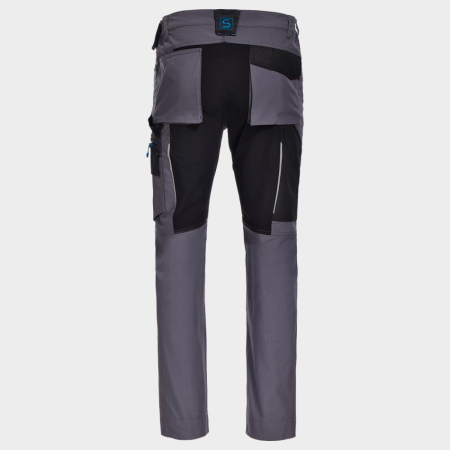REVOLT RIPSTOP STRETCH, Pantaloni de lucru din poliester 36%, bumbac 20% și T400 44%, țesătură ripstop, 220 g/mp [1]