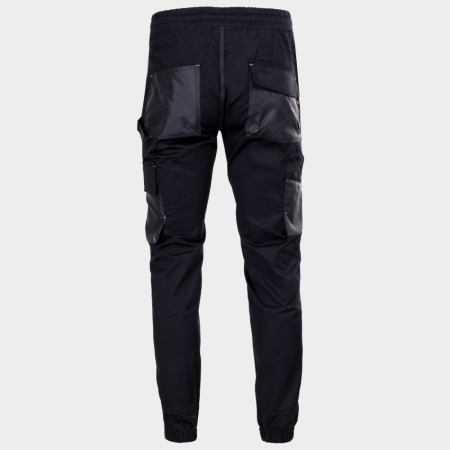 REVOLT SPORT, Pantaloni de lucru slim fit din bumbac 32%, poliester 65% și spandex 3%, 240 g/mp [1]
