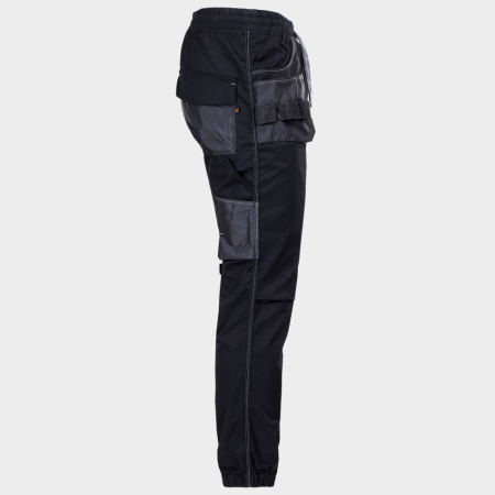 REVOLT SPORT, Pantaloni de lucru slim fit din bumbac 32%, poliester 65% și spandex 3%, 240 g/mp [3]