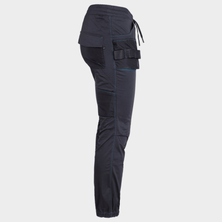 REVOLT SPORT, Pantaloni de lucru slim fit din bumbac 32%, poliester 65% și spandex 3%, 240 g/mp [2]