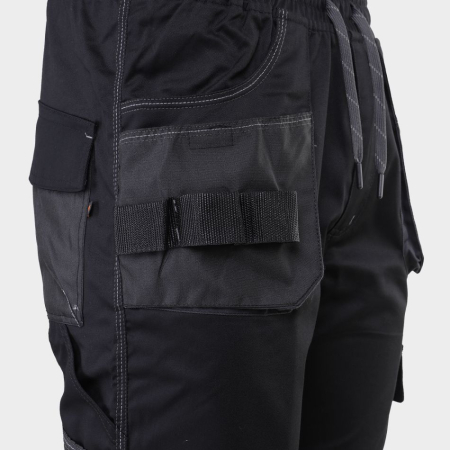 REVOLT SPORT, Pantaloni de lucru slim fit din bumbac 32%, poliester 65% și spandex 3%, 240 g/mp [5]