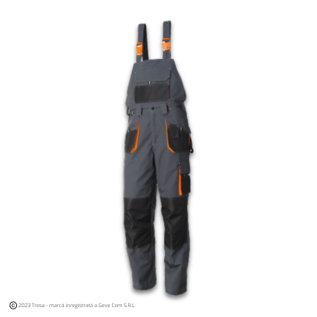 Oferte Speciale - RICHARD, Pantaloni de lucru cu pieptar detasabil din tercot, 280 g/mp