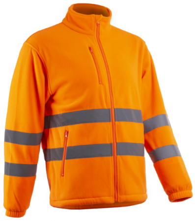 Jachete reflectorizante (HI-VIS) - RITO, Jachetă HI VIS tip Fleece, din micropolar gros, 280g/mp