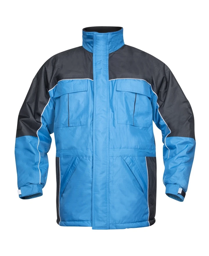 Jachete Termoizolante - RIVER, Jachetă de iarnă cu glugă, din poliester ripstop cu strat PVC, căptușeală din polar fleece
