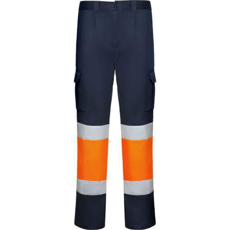 RL9312, Pantaloni de lucru din poliester și bumbac cu benzi reflectorizante, 250 g/mp [4]
