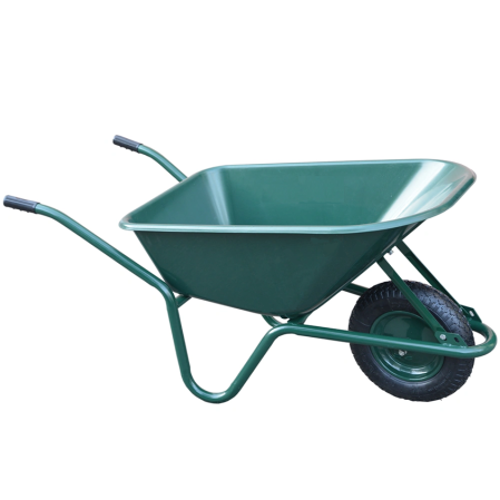 Scule și unelte - Roabă md Verde Cuvă Plastic, Roată Pneum 3,5-8, Jantă Metalică, volum 100 l, volum 100 l
