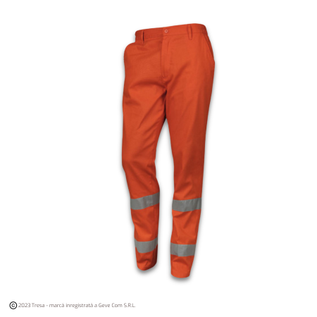 ROAD, Pantaloni cu benzi reflectorizante din 100% bumbac, 260 g/mp [2]