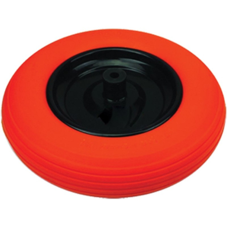 Scule și unelte - Roată roabă 14" x 3,5-8, ax D14 mm, poliuretan sspu bucșă oțel