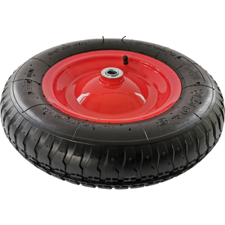 Scule și unelte - Roată roabă 14" x 3,5-8, ax D16 x 80 mm, rulment bile