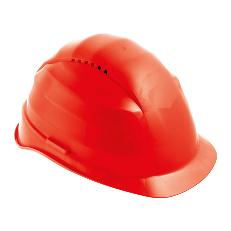 CĂȘTI DE PROTECȚIE - ROCKMAN C6 DR, Cască de protecție, calotă din polietilenă (PE), suspensie textilă cu fixare in 6 puncte, reglare rapidă cu rotiță (Ratchet)