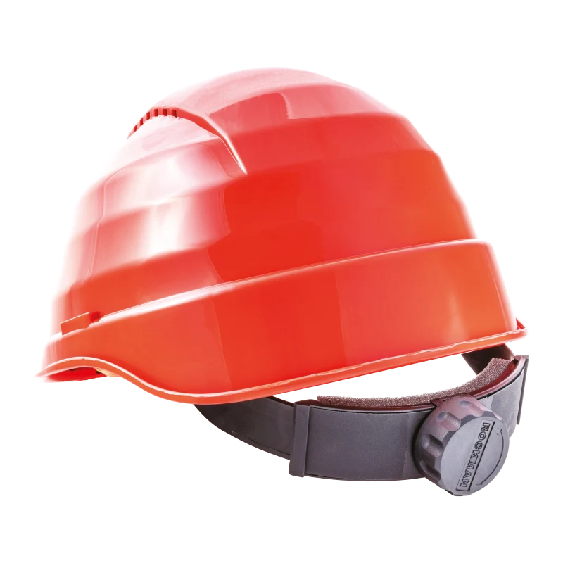 ROCKMAN C6 DR, Cască de protecție, calotă din polietilenă (PE), suspensie textilă cu fixare in 6 puncte, reglare rapidă cu rotiță (Ratchet) [2]