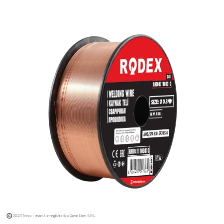 Electrozi și sârmă sudură - RODEX Sarma pentru sudura 0.8MM*5KG