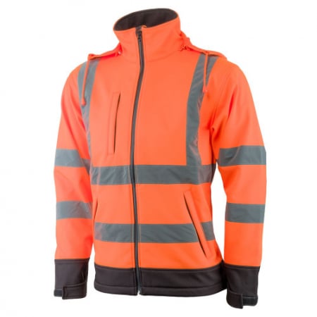 ROMA / ATENA, Jachetă HI-VIS tip Softshell din poliester și micro-fleece [1]