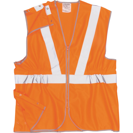 RT20, Vestă HI-VIS lungă cu fermoar din 100% poliester, tricotaj Warp Knit, 160 g/mp [2]