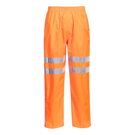 RT31, Pantaloni HI-VIS impermeabili din poliester 100%, țesătură Oxford 300D, 190 g/mp