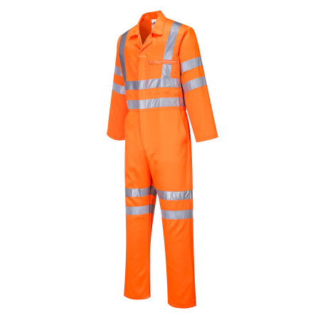 RT42, Combinezon HI-VIS din kingsmill polycotton 80% poliester, 20% bumbac, 280 g/mp [1]