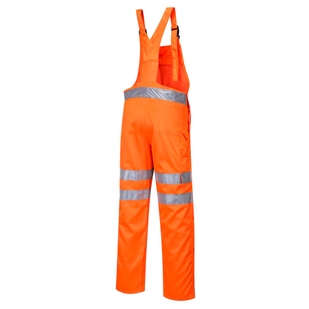 RT43, Salopetă cu pieptar HI-VIS din kingsmill polycotton 80% poliester, 20% bumbac, 280 g/mp [2]