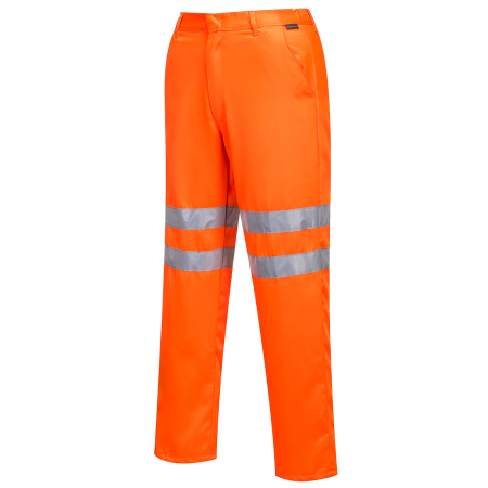 RT45, Pantaloni HI-VIS din kingsmill polycotton 80% poliester, 20% bumbac, 280 g/mp [1]