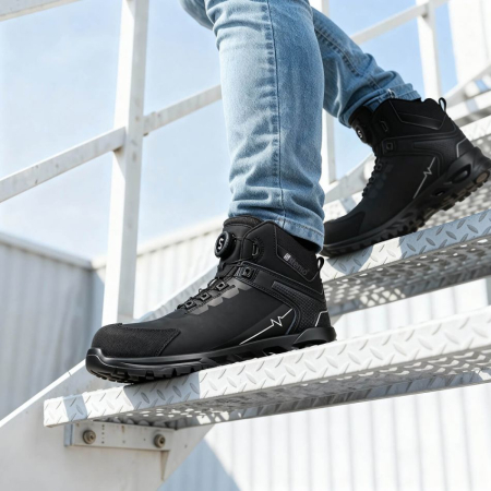 RULER MID S3S, Bocanci de protecție din piele nubuck, bombeu fibra sticla, talpă PU/TPU [2]