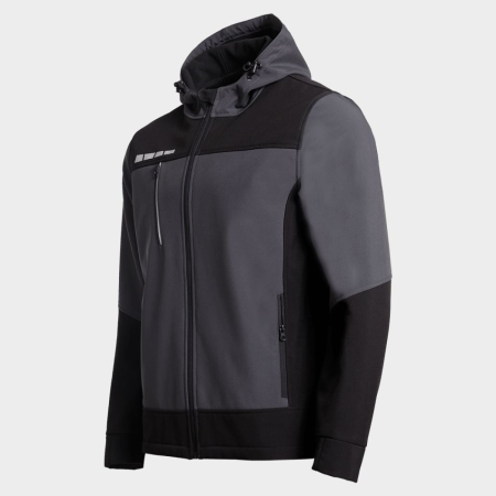 RUNE, Jachetă de lucru tip softshell din poliester cu spandex, 300 g/mp [4]
